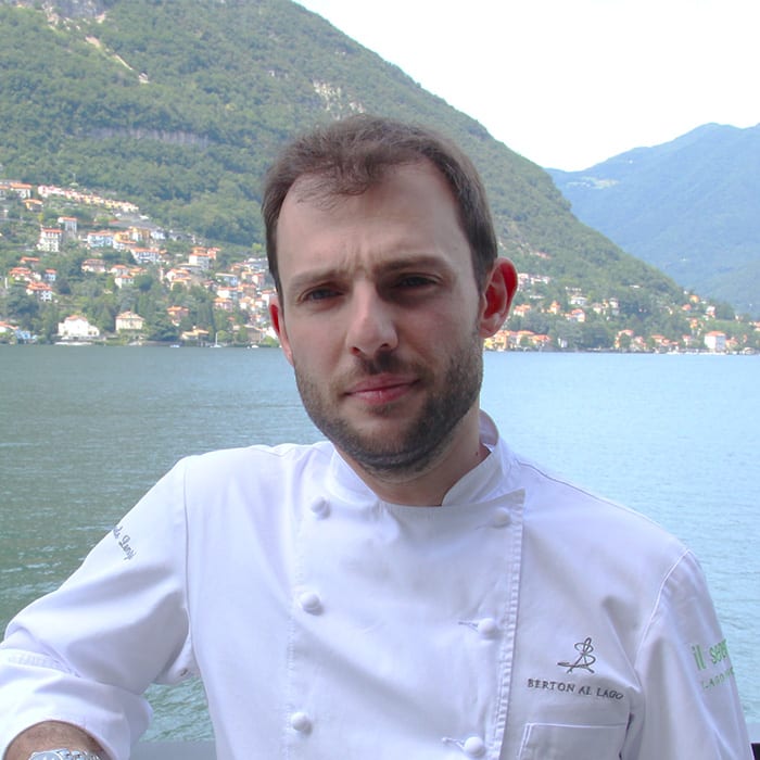 Berton al Lago chef executive Raffaele Lenzi, Berton al Lago, Torno (Como), Italy