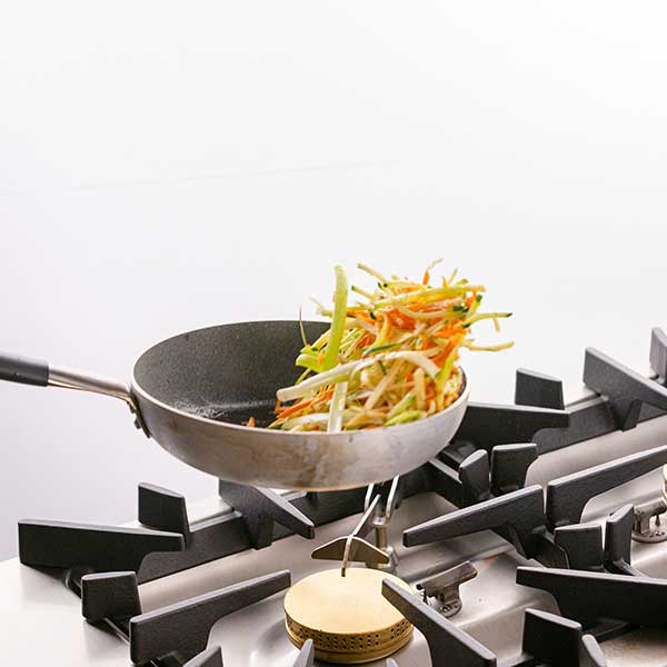 pan with no flame pan with no flame